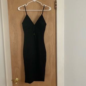 Boutique black dress- with keyhole accent